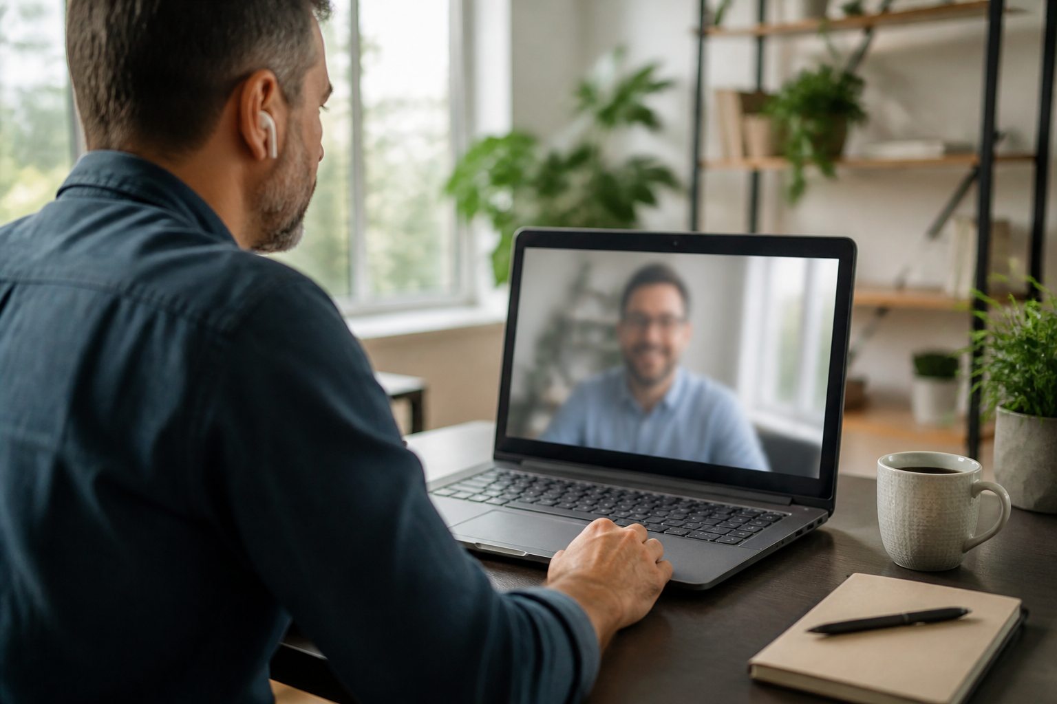 Assistance informatique à distance sur un ordinateur portable