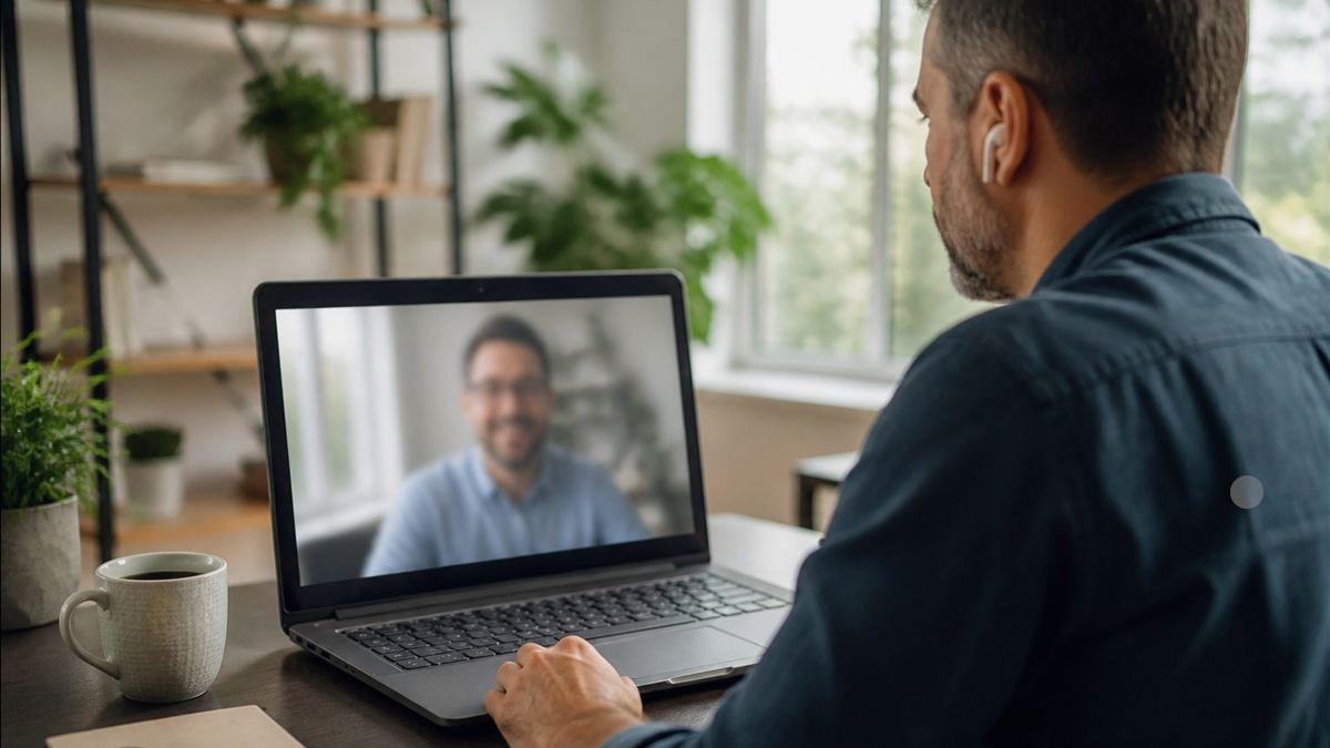 Utilisateur recherchant ses accès enregistrés dans un navigateur